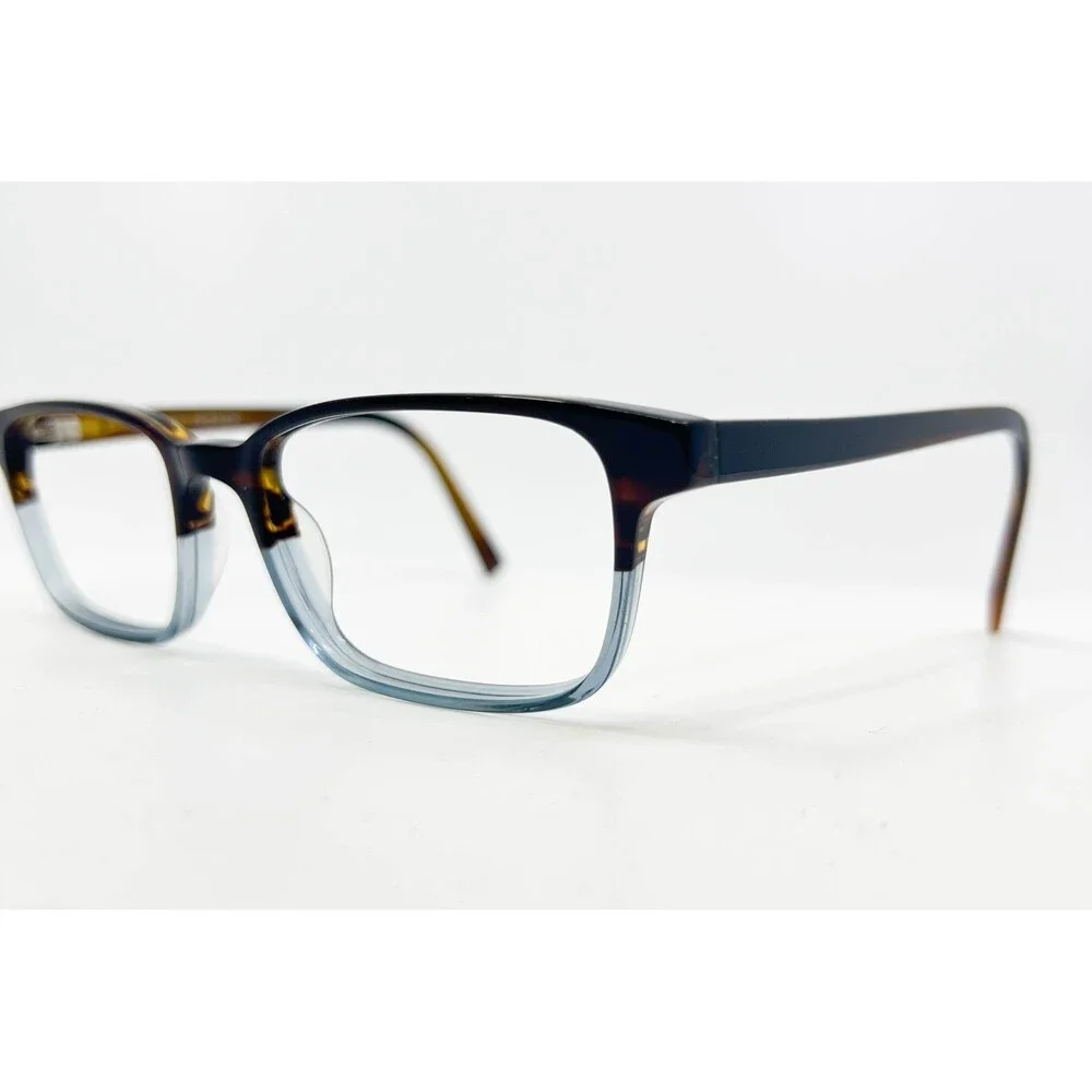 Warby Parker Crane Eyeglasses Mens Blue Tortoise Ombre 52-18-145